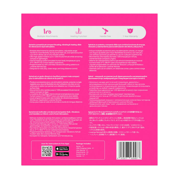 Lovense Spinel Stotende Vibrator