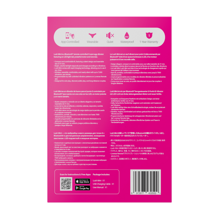 Lovense Lush Mini Vibro-Ei Mit App