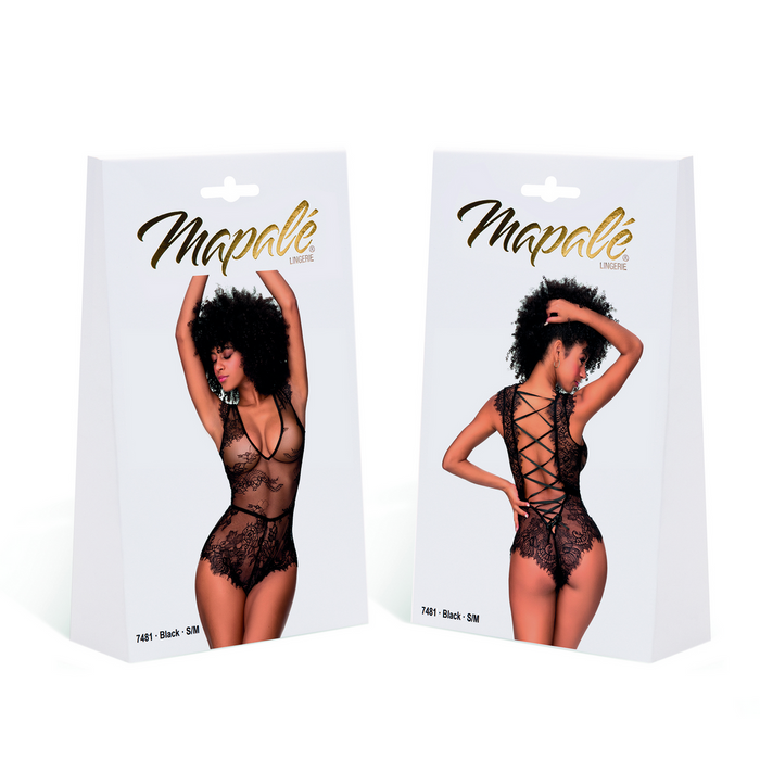 Mapalé Romper Babydoll Zwart