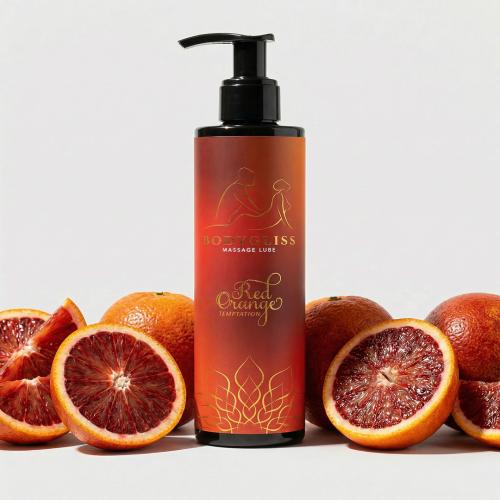BodyGliss Massageöl Rot Orange 150 ml