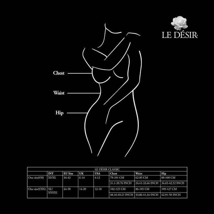 Le Désir Schwarzer Body In Offener Strickoptik Mit Neckholder