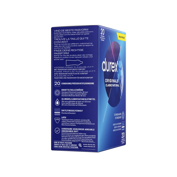 Durex Classic Natural Kondome 20 Stück