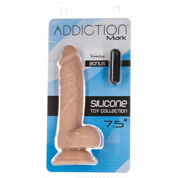 Addiction Mark Realistische Dildo Beige 19 cm