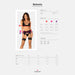 Obsessive Bellastia Lingerie Set 3 Stuks