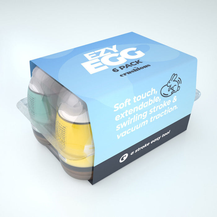 Crushious Ezy Egg Masturbator Eier 6 Stück