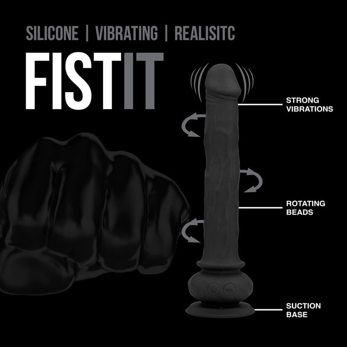 Fist It Realistischer Analvibrator Mit Saugnapf Schwarz