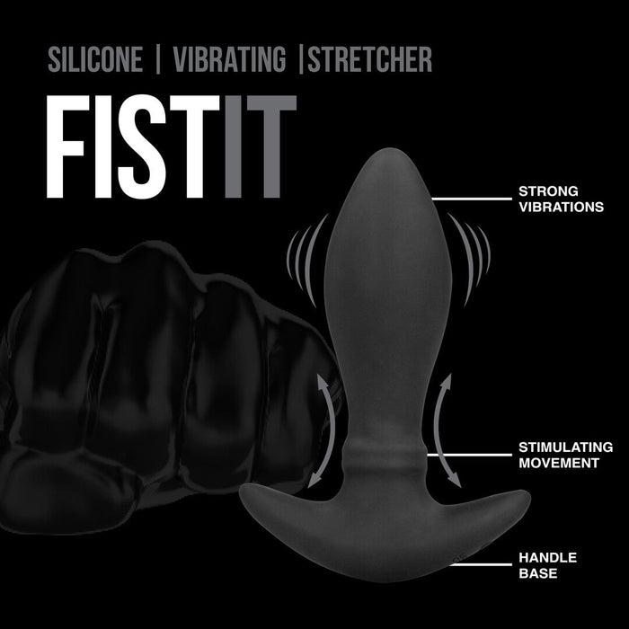 Fist It Vibrierender Anal-Trainingsplug Schwarz
