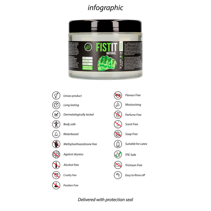 Fist It Natural Gleitgel 500 ml