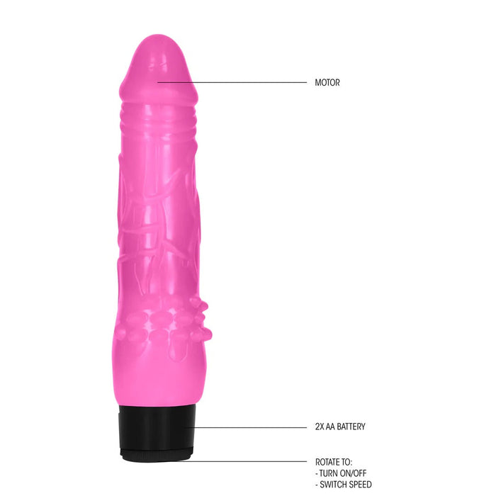 GC Realistischer Vibrator Rose 20 cm