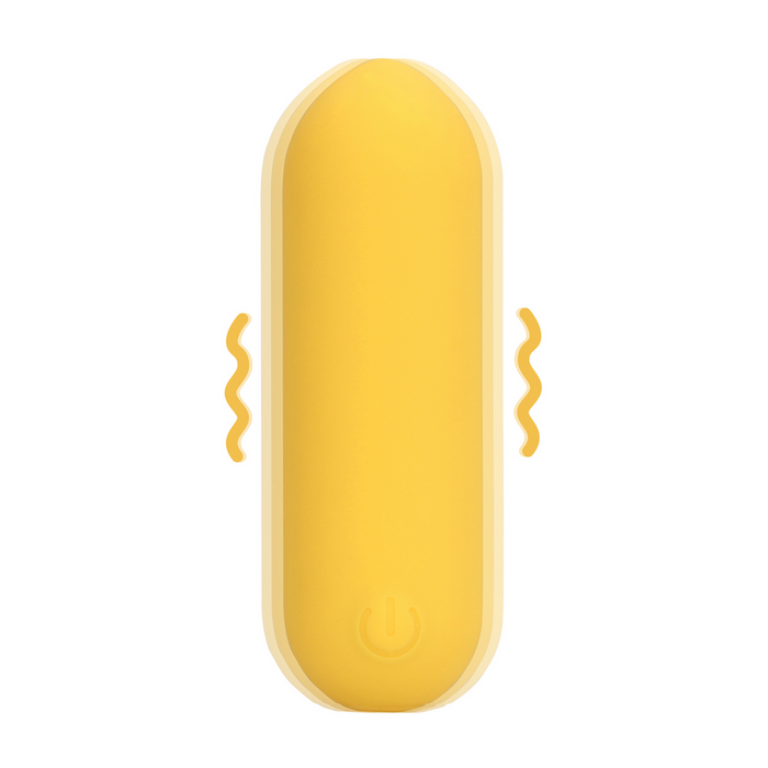 Loveline Smooth Bullet Vibrator Sunpac Yellow 7 cm