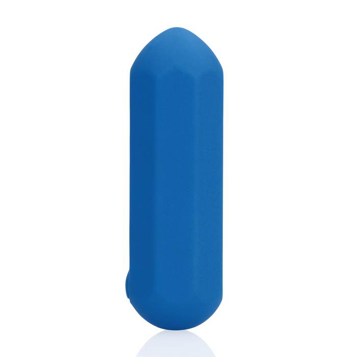 Loveline Hexagon Shaped Bullet Vibrator Jetset Blue 7 cm
