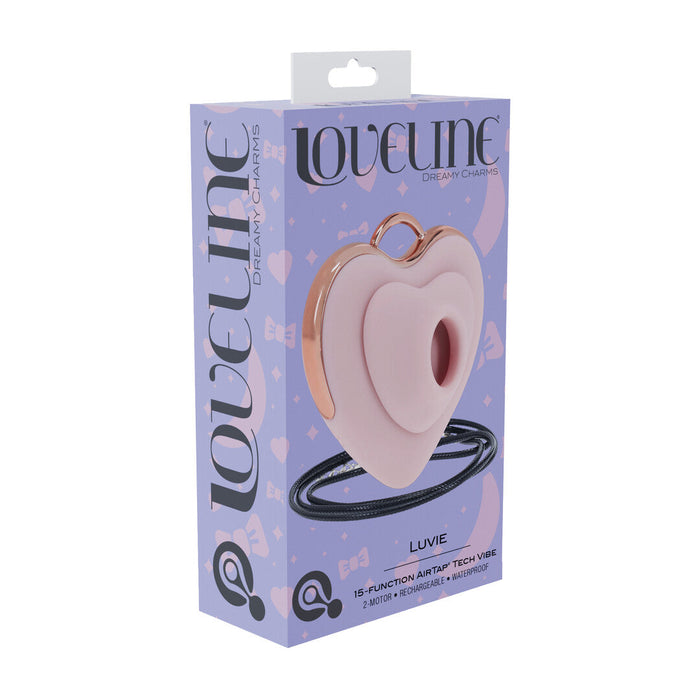 Loveline Luvie Herzförmiger 2-In-1 Druckwellenvibrator