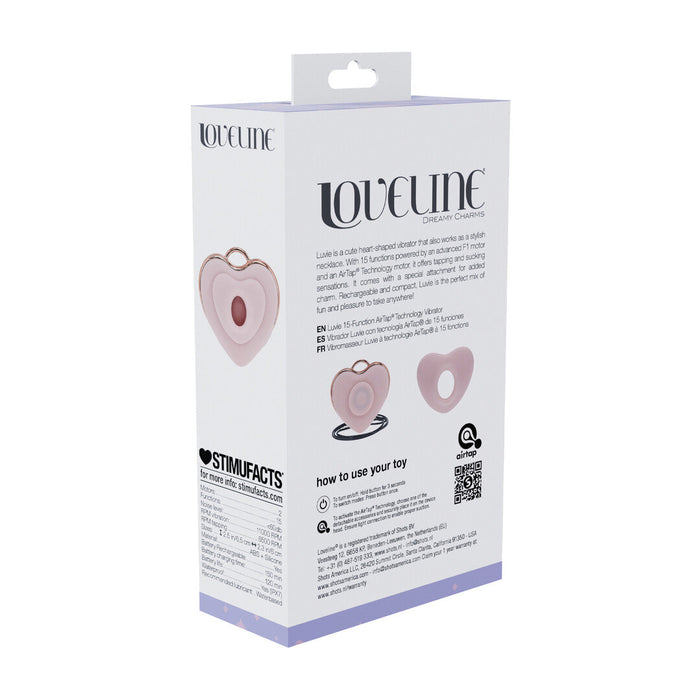 Loveline Luvie Herzförmiger 2-In-1 Druckwellenvibrator