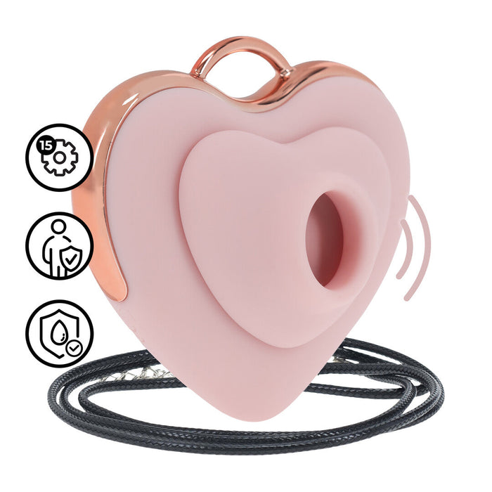 Loveline Luvie Herzförmiger 2-In-1 Druckwellenvibrator