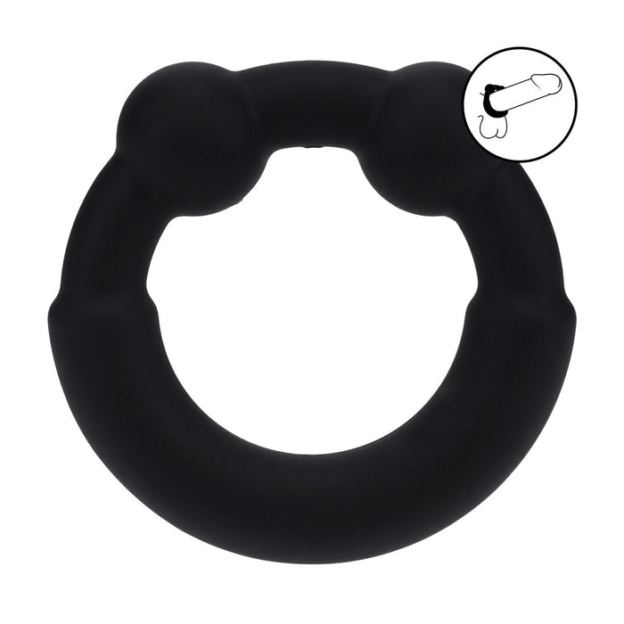 Levelz Metalen & Siliconen Cockring