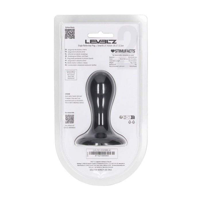 Levelz Single Rattle Buttplug 8,5 cm