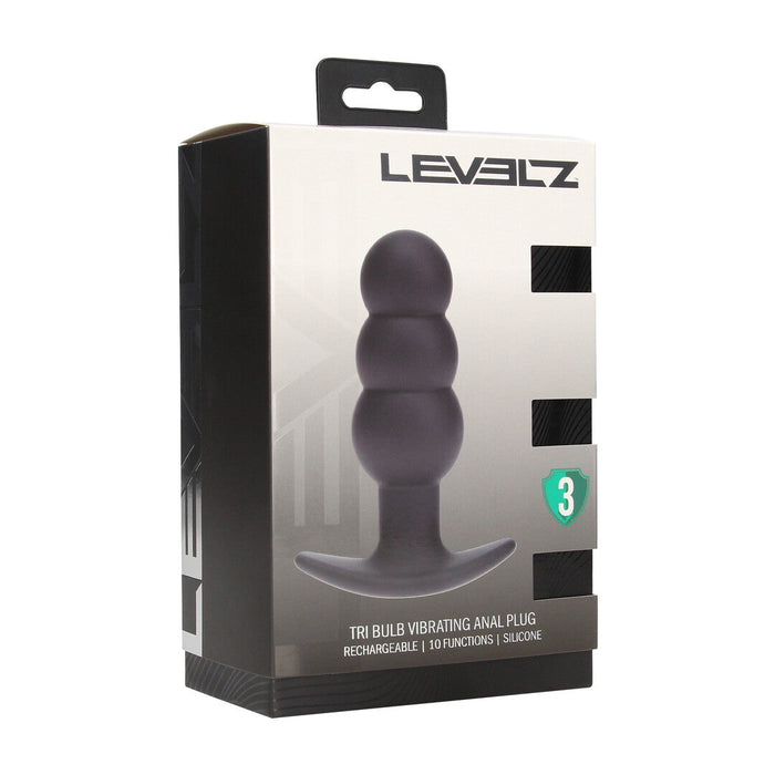 Levelz Tri Bulb Analplug Mit Vibration 11 cm