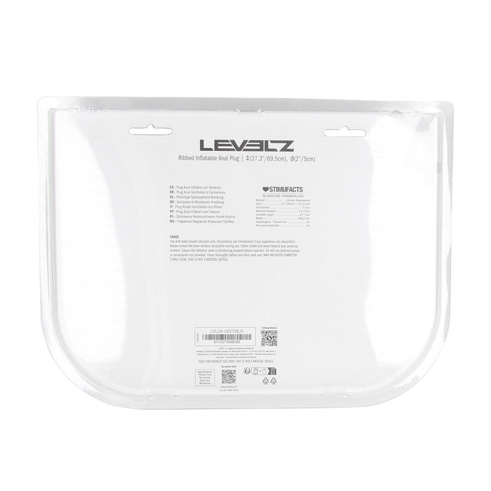 Levelz Beaded Aufblasbarer Analplug 12 cm