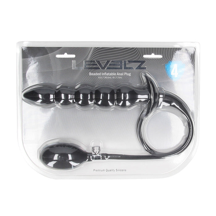 Levelz Beaded Aufblasbarer Analplug 21 cm