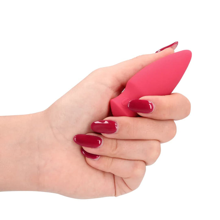 Loveline Cone Shaped Bullet Vibrator Blushing Red 7 cm