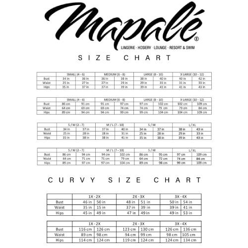 Mapalé Babydoll Nude Schwarz