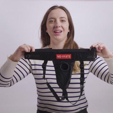 No-Parts Jordan Verstellbares Strap-on-Geschirr Mit Einem Ring