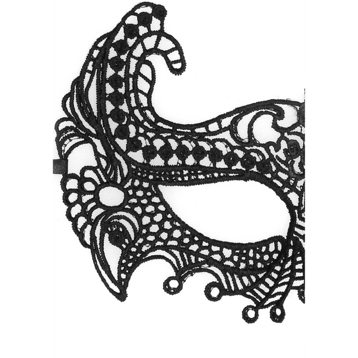 Ouch! Empress Zwart Kanten Masker