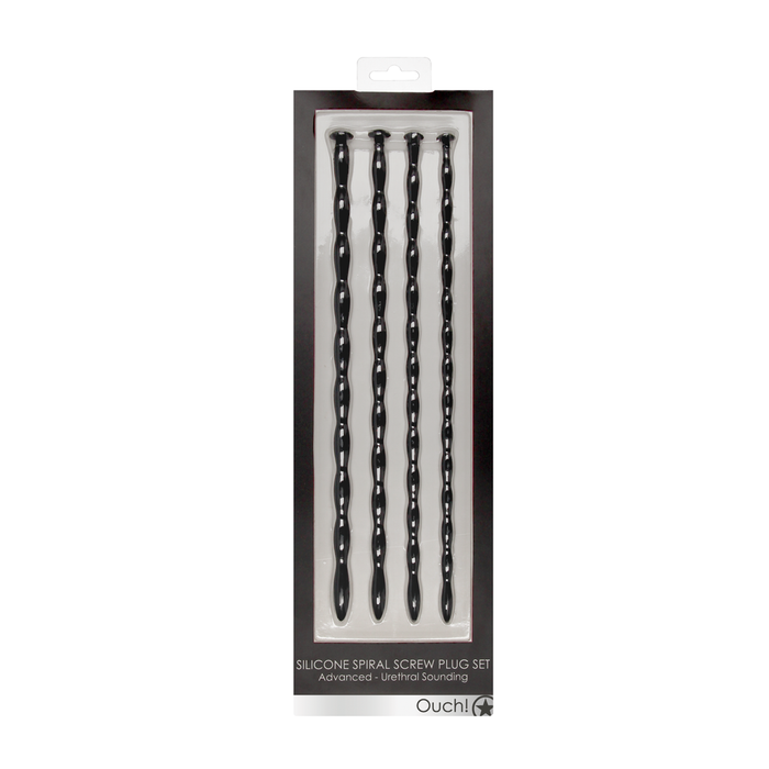 Ouch! Silicone Spiral Screw Plug Set Advanced