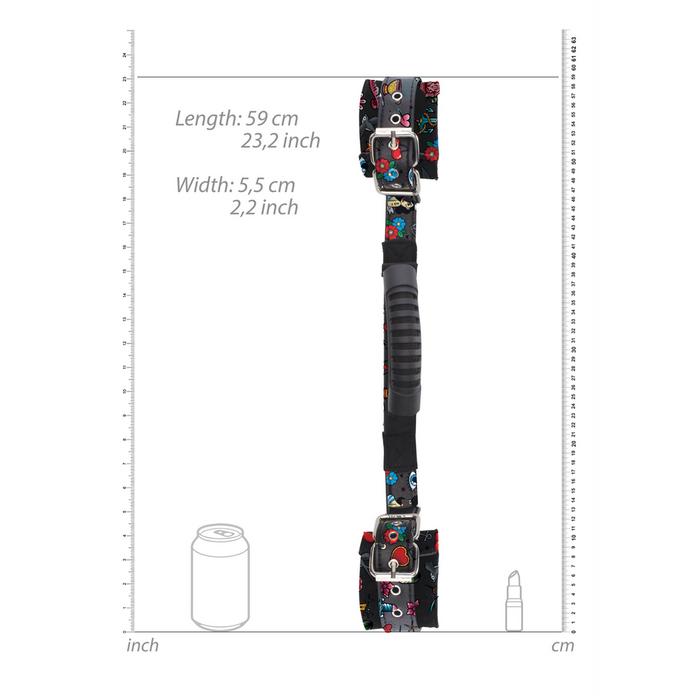 Ouch! Printed Handschellen Mit Handgriff