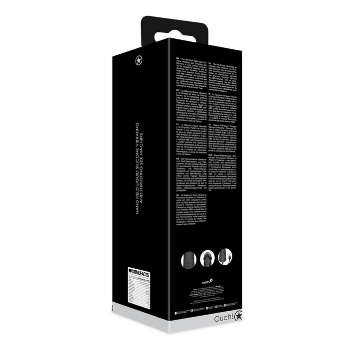 Ouch! Vibrierender Stoßdildo Mit Griff