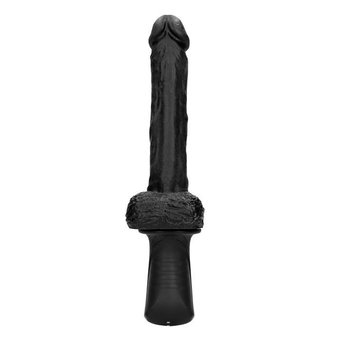 Ouch! Vibrierender Stoßdildo Mit Griff