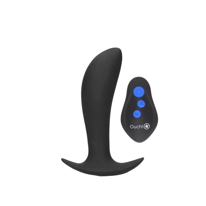Ouch! E-Stim Vibrierender Analplug Mit Elektrostimulation 12 cm
