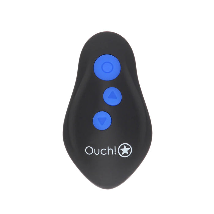 Ouch! E-Stim Vibrierender Analplug Mit Elektrostimulation 12 cm