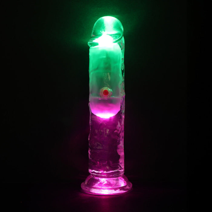 Realrock Led Glow Vibrierender Dildo 15 cm