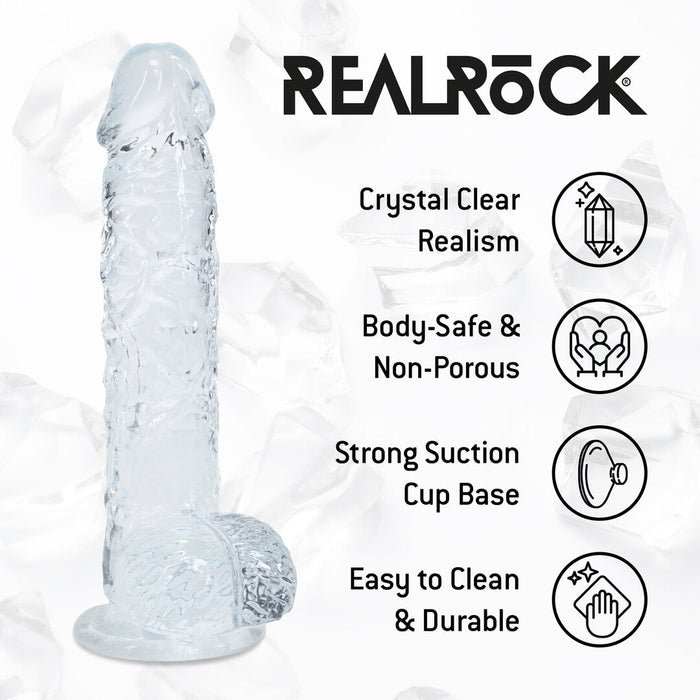 RealRock Realistischer Dildo Mit Hoden 12,7 cm