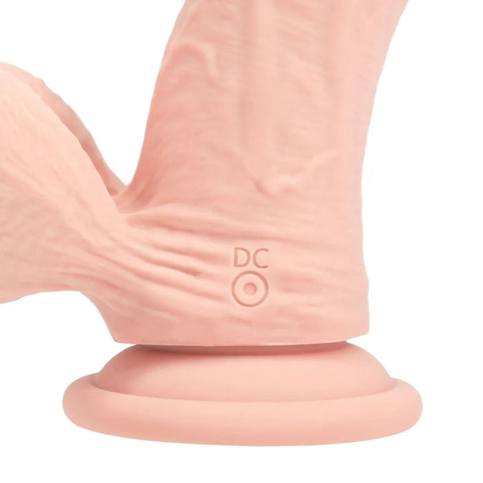 RealRock Dual Density Vibrierender Gebogener Dildo 18 cm