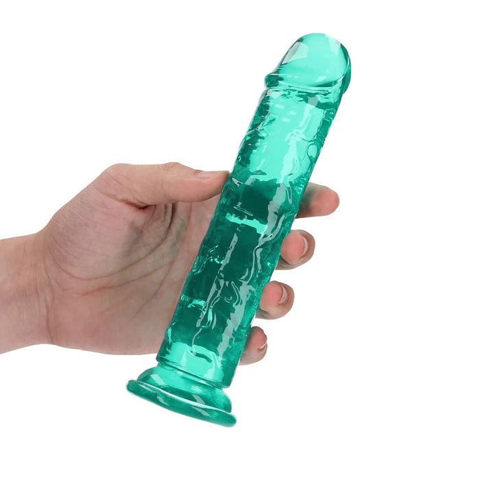 RealRock Crystal Clear Dildo 18 cm