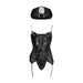 Police Costume S/m Black