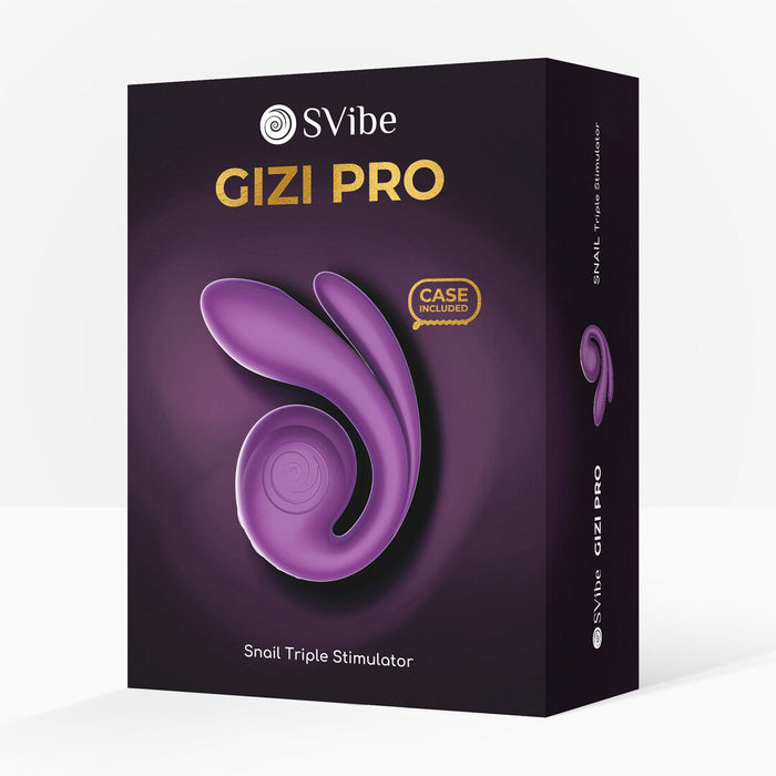 SVibe Snail Gizi Pro Dreifach-Vibrator Für Klitoris, G-Punkt & Anale Stimulation