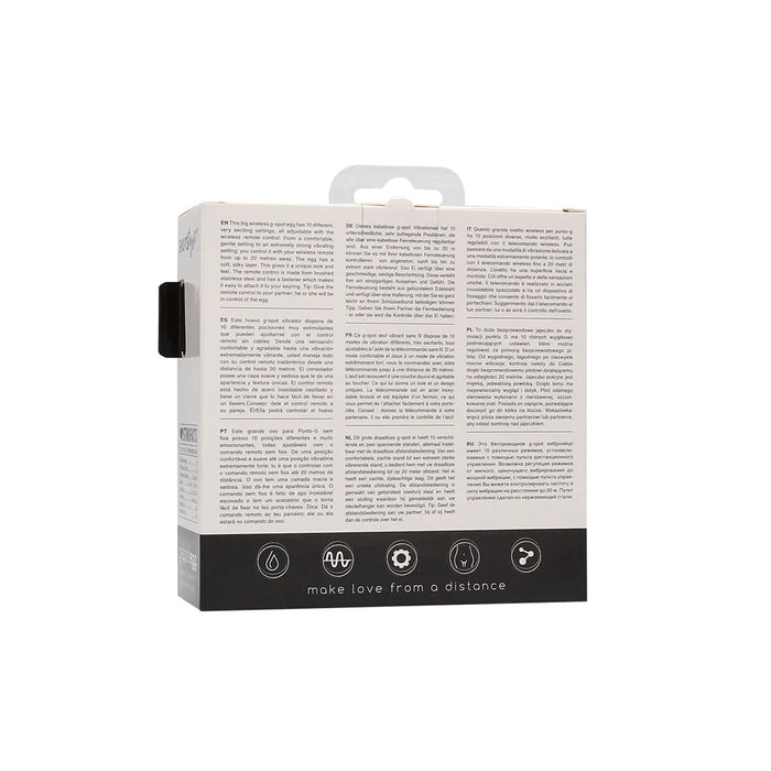 Shots Vibrierendes Ei G-Punkt 8 cm