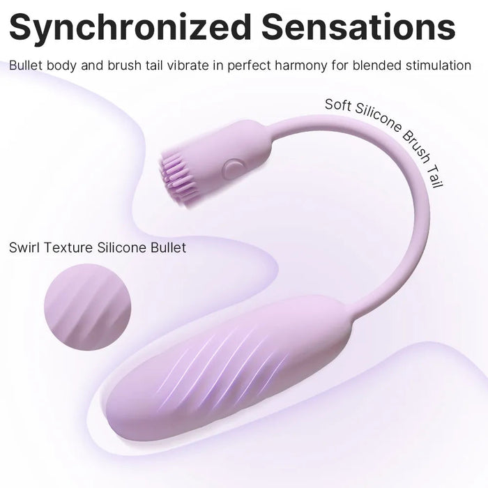 Svakom Plume Flexibler Bürstenvibrator Mit App