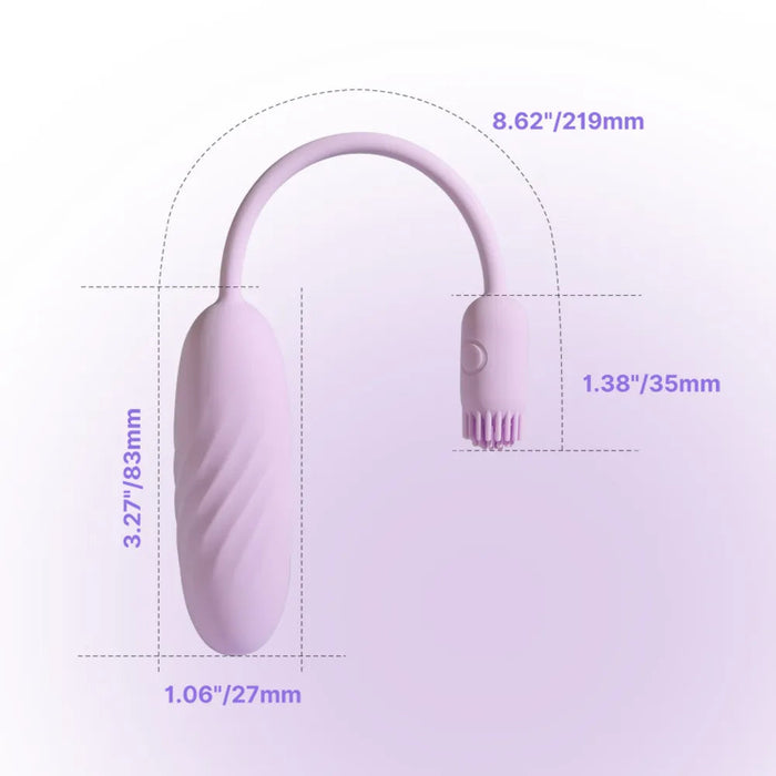 Svakom Plume Flexibler Bürstenvibrator Mit App