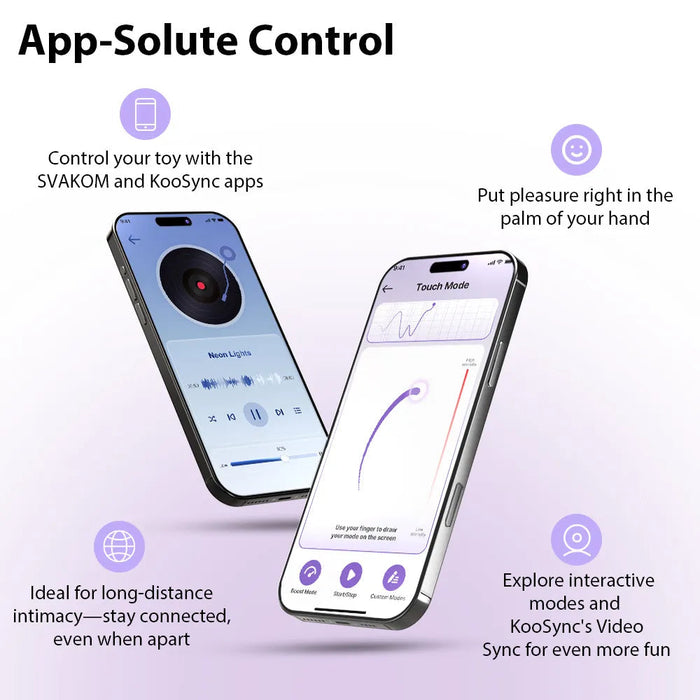 Svakom Plume Flexibler Bürstenvibrator Mit App