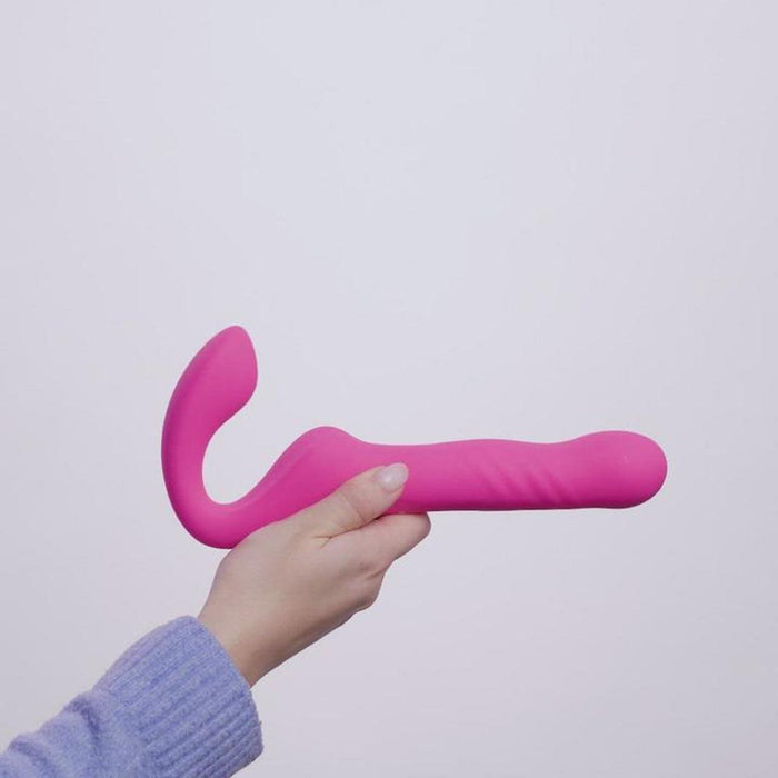 Teazers Bandloser Strapon-Vibrator 24 cm