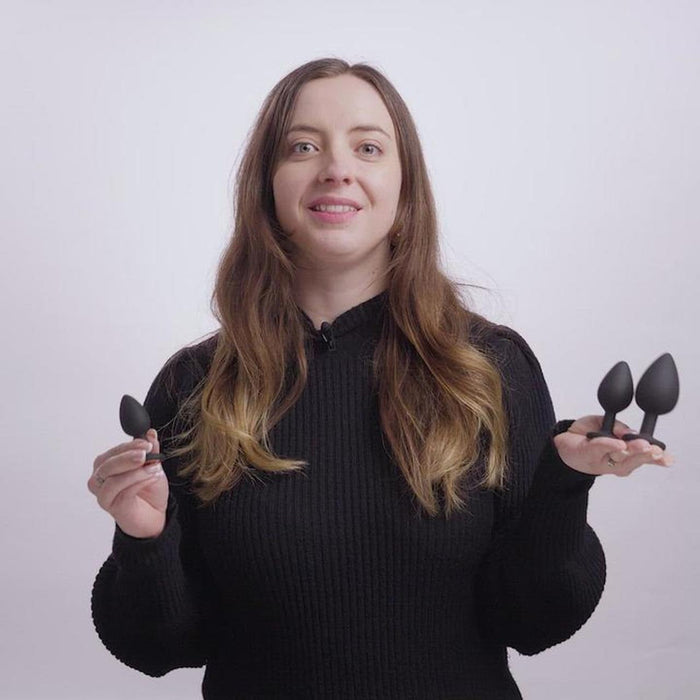 Teazers Analplug-Set Schwarz