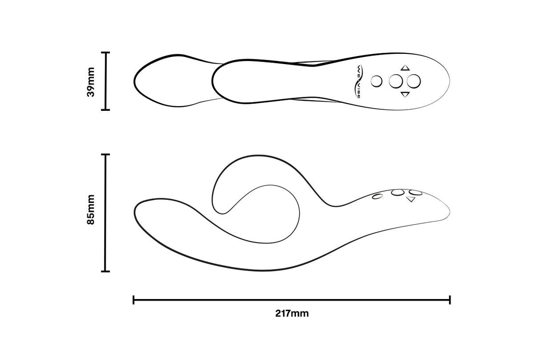 We-Vibe Nova 2 Rabbit Vibrator Met App 21 cm