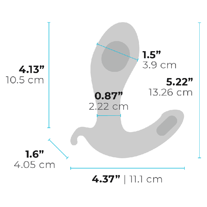 B-Vibe Expand Prostata-vibrator 13 cm