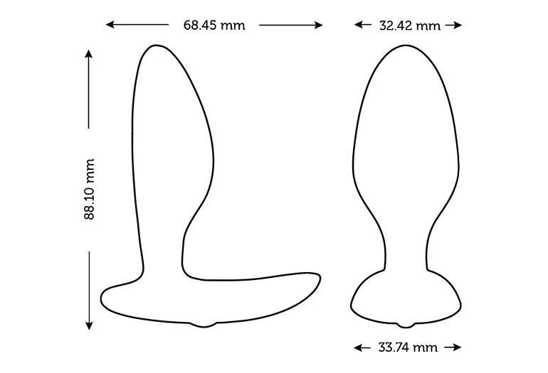 We-Vibe Ditto+ Vibrerende Buttplug Met App 9 cm