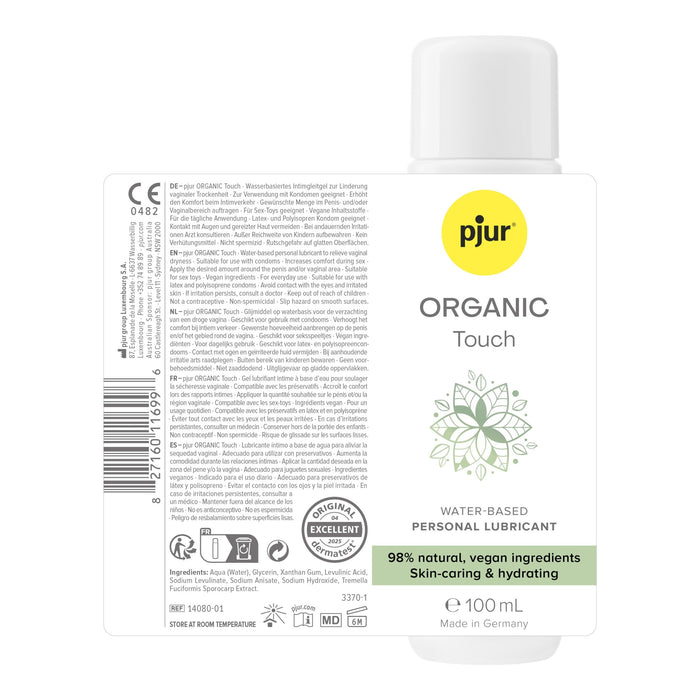 Pjur Organic Touch Gleitgel Auf Wasserbasis 100 ml