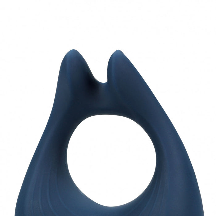 Loveline Spitz vibrierender Penis Ring Blau